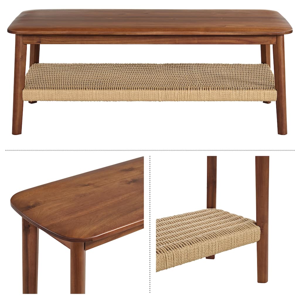 Calais Coffee Table, Warm Chestnut