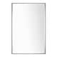preview thumbnail 56 of 66, Rectangle Metal Framed Beveled Edge Bathroom Vanity Mirror