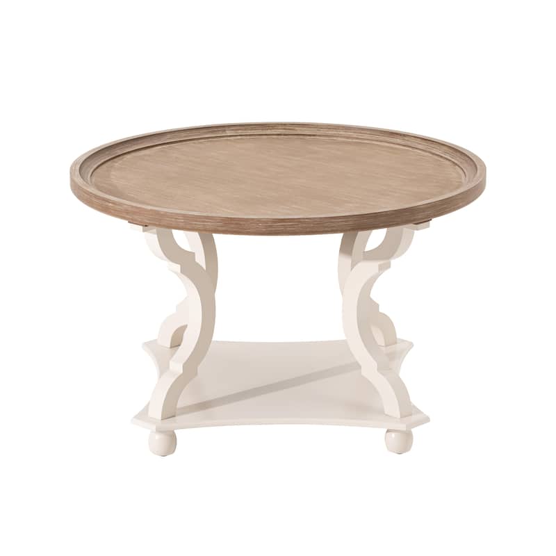 COZAYH Rustic Farmhouse Cottagecore Coffee Table