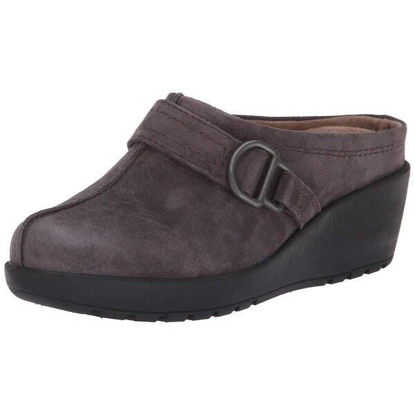 easy spirit leather clogs