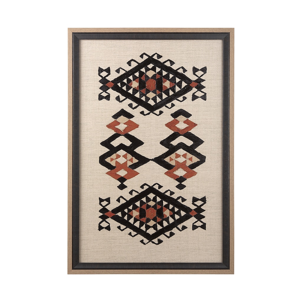 Creamy Tapestry I Framed Art Print