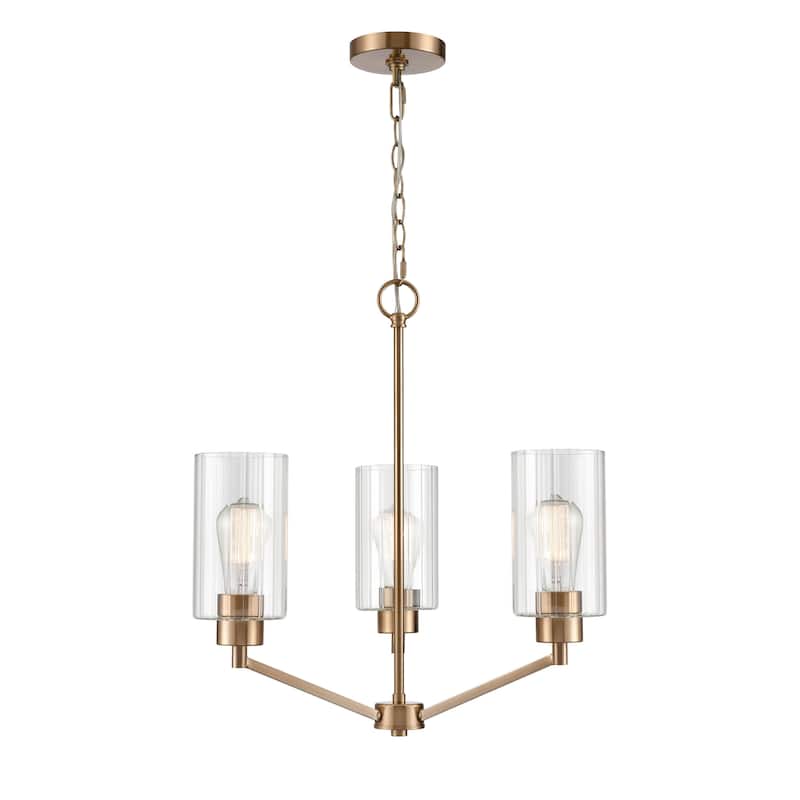 Millennium Lighting Beverlly Chandelier Light Fixture with Clear Beveled Glass