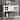 Moda Morden Farmhouse Wood/Glass Buffet Storage Cabinet Living Room