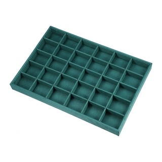 30 Grid Jewelry Tray Stackable for Rings Earrings Necklace Bracelet
