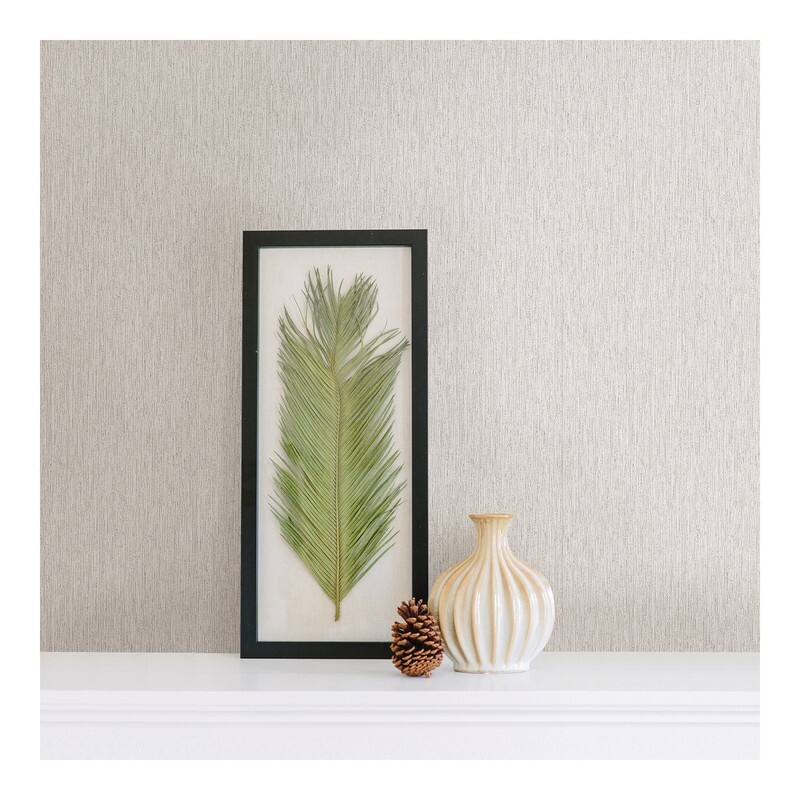 Advantage Lorian Taupe Vertical Texture Wallpaper - 21 x 396 x 0.025