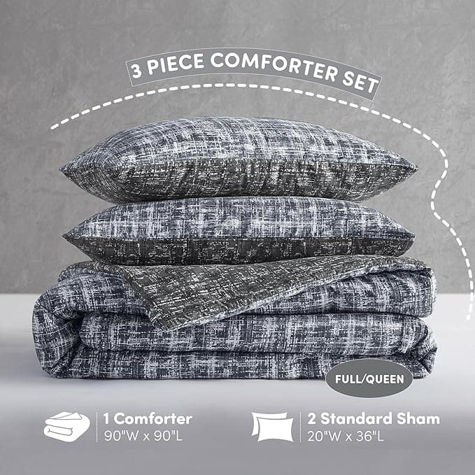 Chelsea Square Maca Modern Reversible Comforter Set
