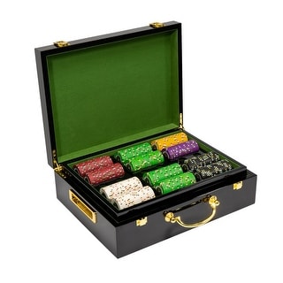 500Ct Claysmith Gaming "Gold Rush" Chip Set in Hi Gloss Case
