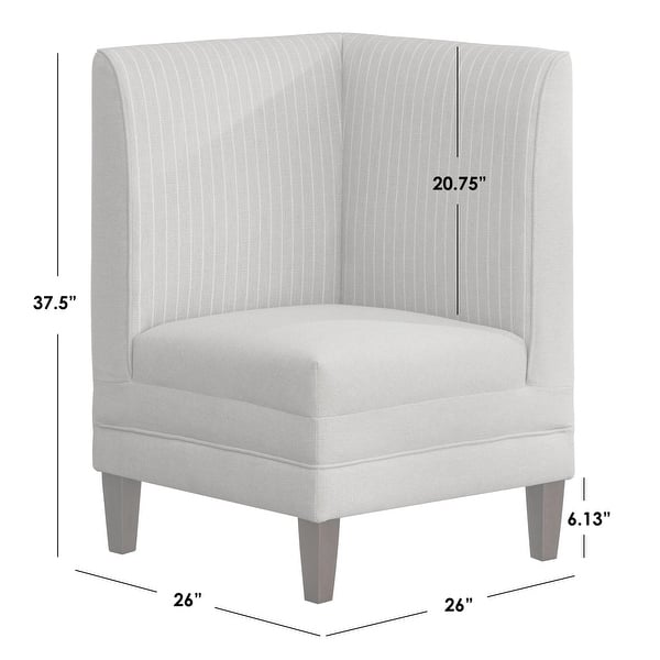dimension image slide 0 of 3, Lifestorey Phillips 3-Piece Upholstered Banquette Set