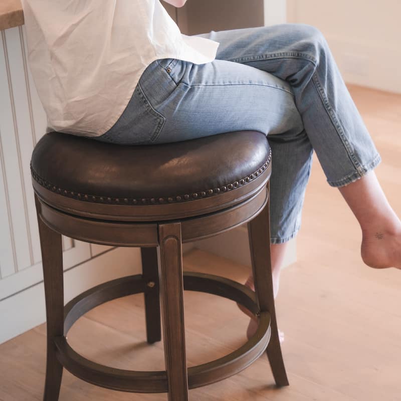 Maven Lane 26" Alexander Backless Counter Height Kitchen Stool