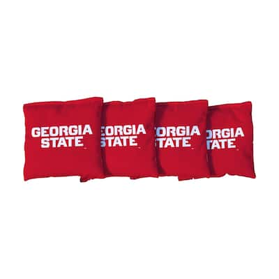 Georgia State University Panthers Red Cornhole Bags