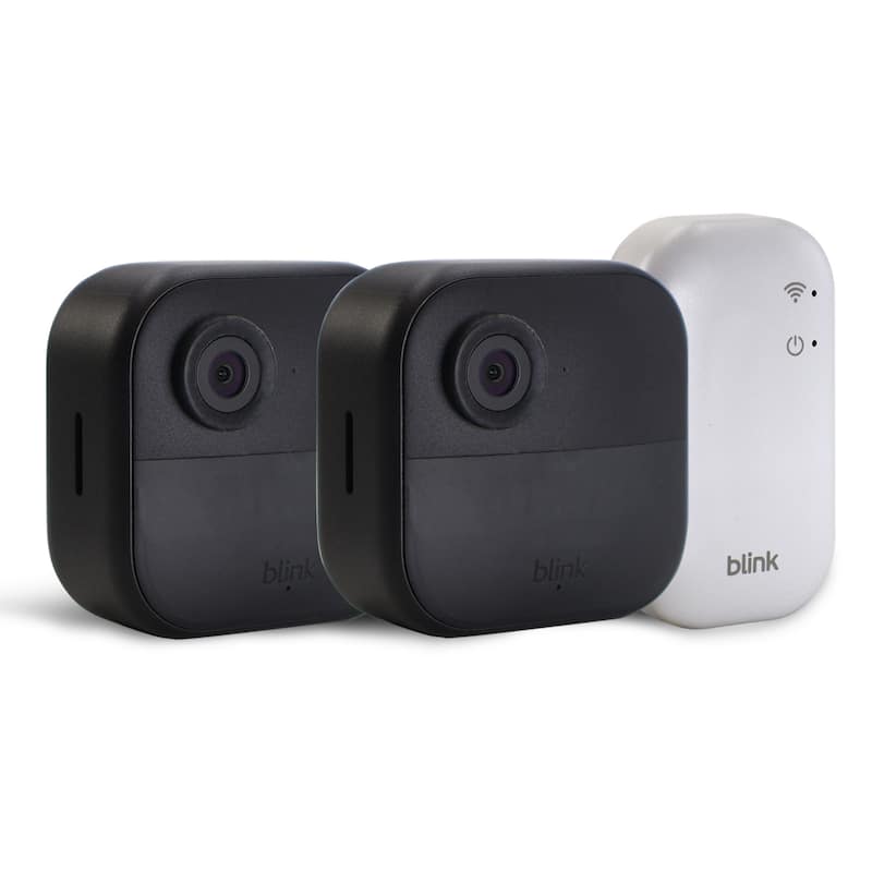Blink Outdoor 4 Wireless Smart Security Camera - Sync Module Core Included (2 Cameras) - Black - Black