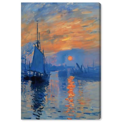 Art Remedy Till Dusk Gallery Wrapped Sailing 1 Piece Canvas Wall Art