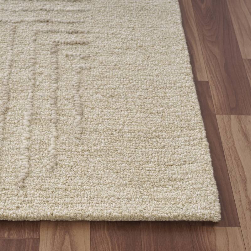 Sevita Contemporary Geometric Hand-Tufted Area Rug