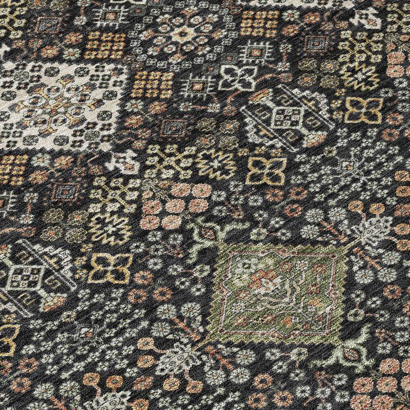 Machine Washable Indoor/ Outdoor Global Flory Chantille Rug