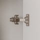 preview thumbnail 9 of 13, Multi-Functional White Kitchen Storage Cabinet with Drawers and Glass Doors, MDF & Metal Hardware