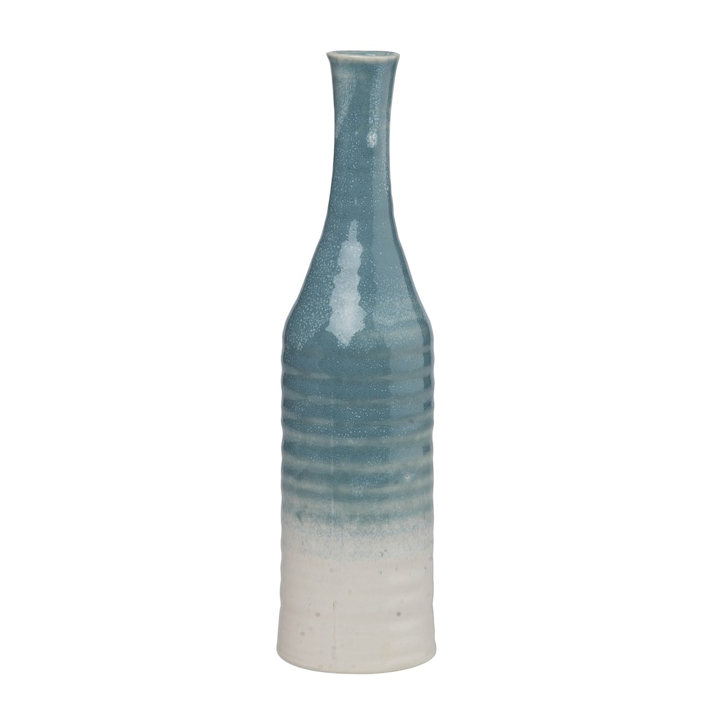 Transpac Ceramic 10 in. Multicolored Everyday Vase