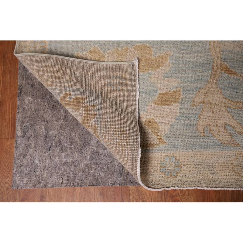 Vegetable Dye Oushak Oriental Large Area Rug Handmade Wool Carpet - 10'1" x 13'10"