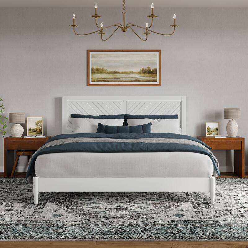 Berkshire Solid Wood Low Profile Platform Bed