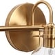 preview thumbnail 42 of 51, Modern 3-Light Bathroom Vanity Light Minimal Globe Glass Wall Sconce