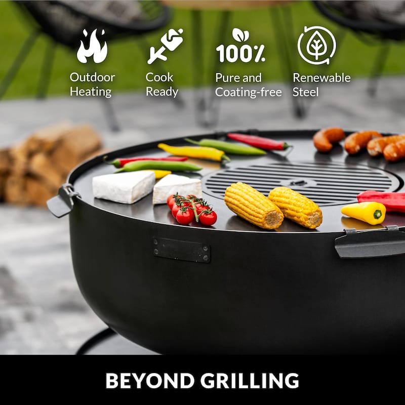 Viking 32" XXL Fire Pit with Grill Plate