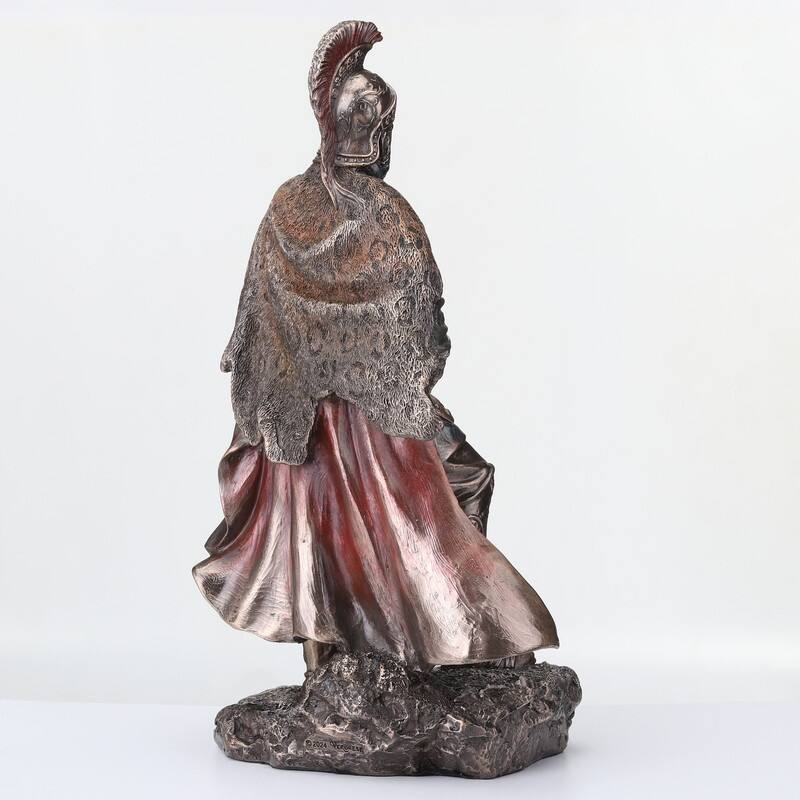 9.65 inches Height Cold Cast Bronze Carthaginian General Hannibal Barca Bronze Finish Figurine