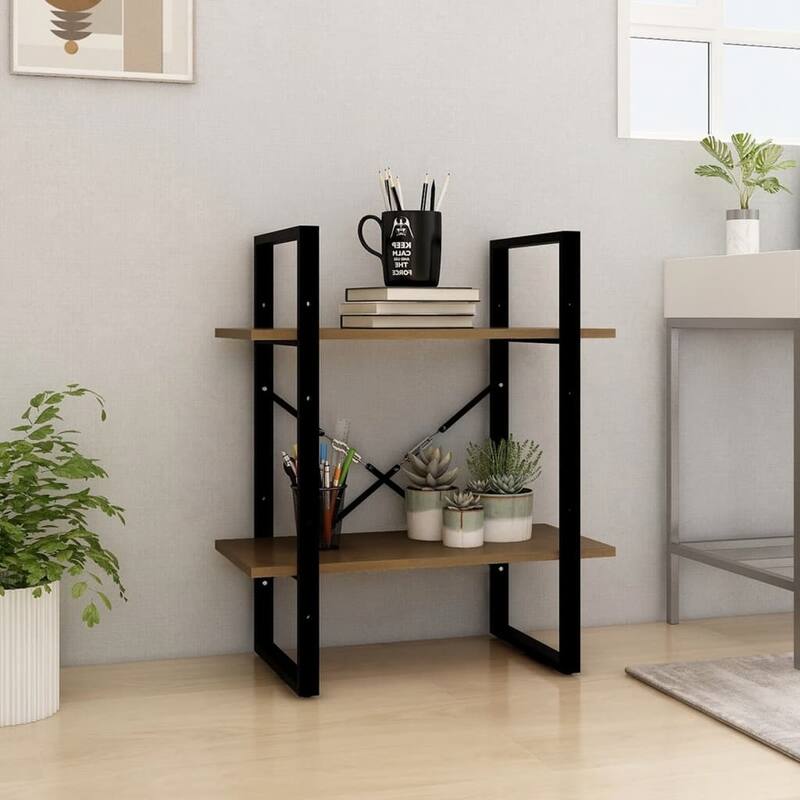 vidaXL Bookshelf Book Cabinet Shelving Unit for Living Room Engineered Wood