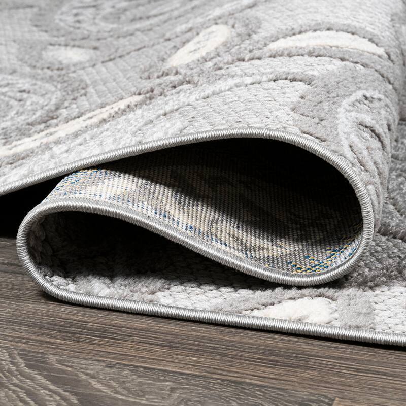 JONATHAN Y Gordes Paisley High-Low Indoor/Outdoor Area Rug