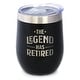preview thumbnail 5 of 6, Legend Has Retired - Insulated Wine Tumbler - Funny Retirement Gifts - 12 Ounces