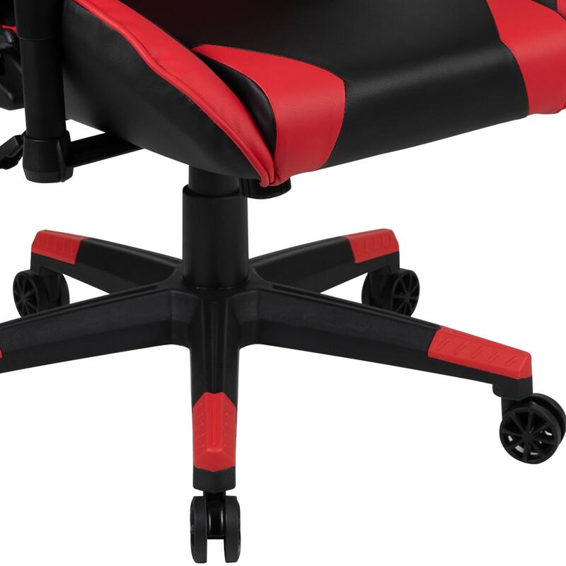 Desk Bundle - Gaming Desk, Cup Holder, Headphone Hook and Reclining Chair