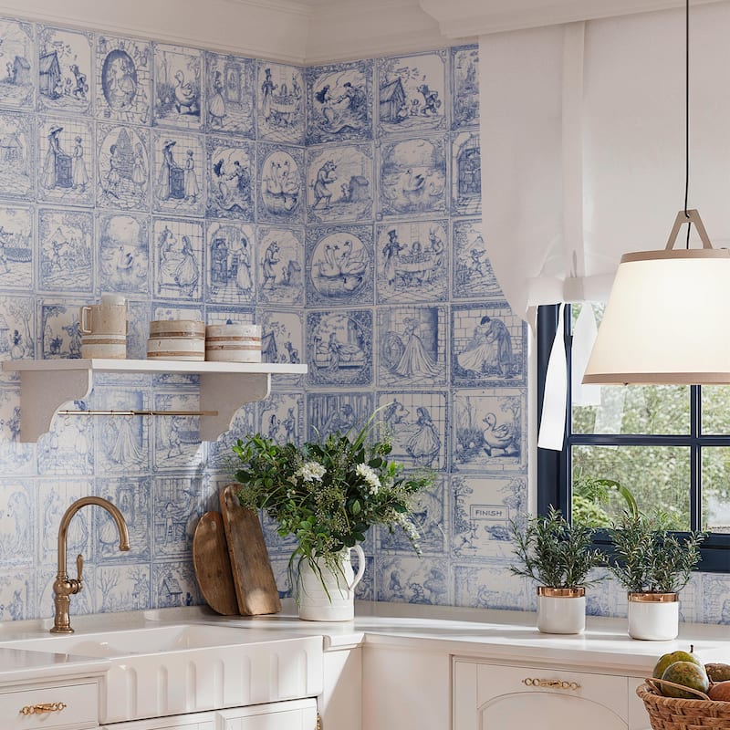 Merola Tile Once Upon A Tile 9-3/4" x 9-3/4" Porcelain Floor and Wall Tile