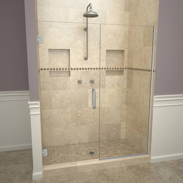 Tile Redi 20vcnp05876 Redi Swing 76 High X 58 Wide Hinged Semi Frameless Showe