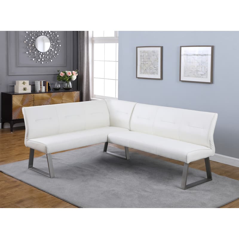 Somette Amelia Reversible Nook in White
