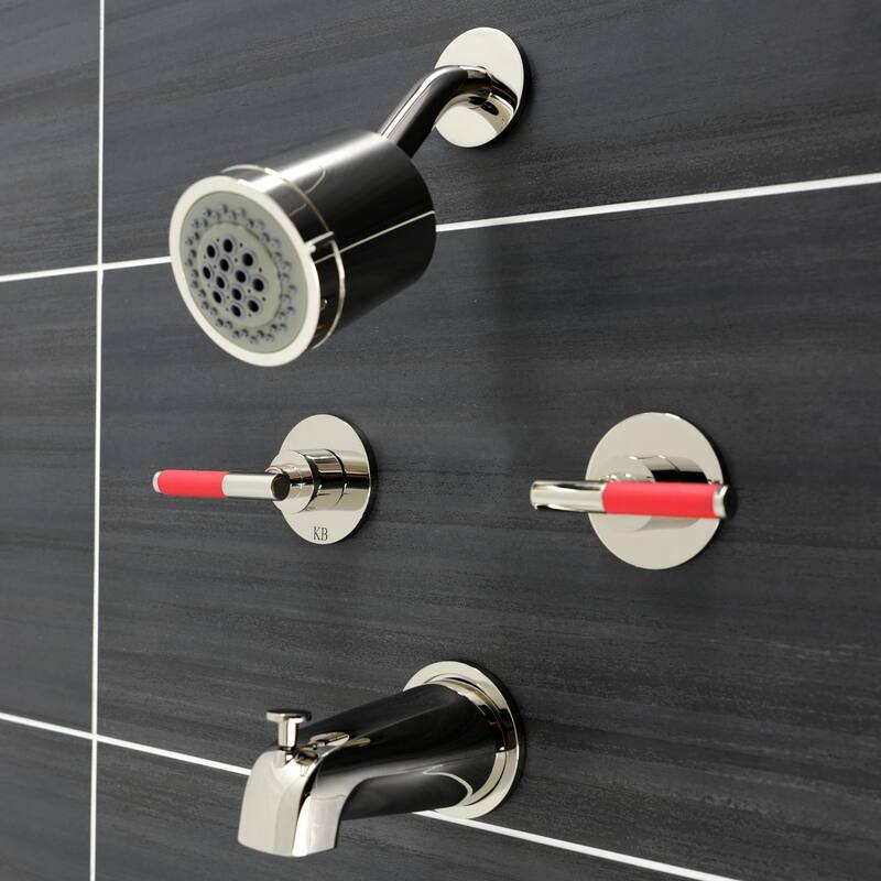 Kingston Brass Kaiser Two-Handle Tub and Shower Faucet