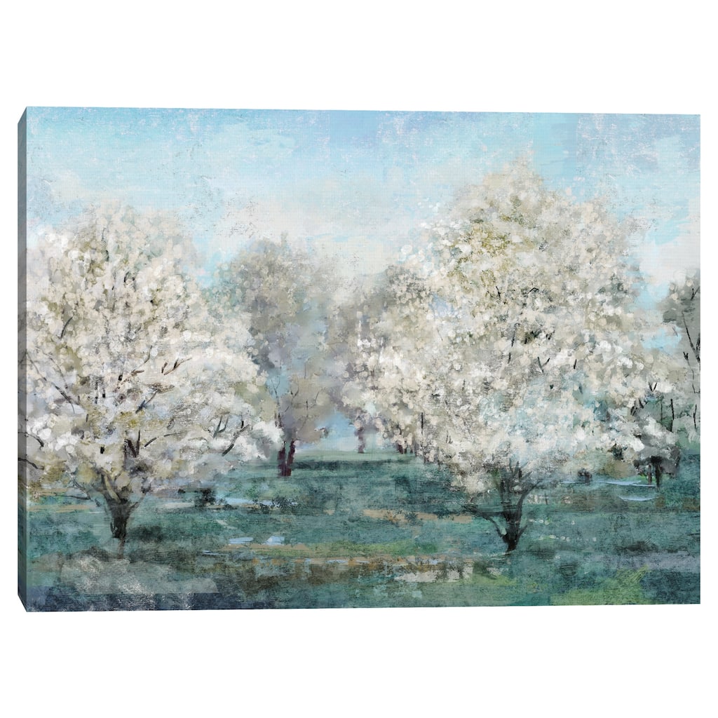 Flowering Trees by Studio Arts Canvas Art Print