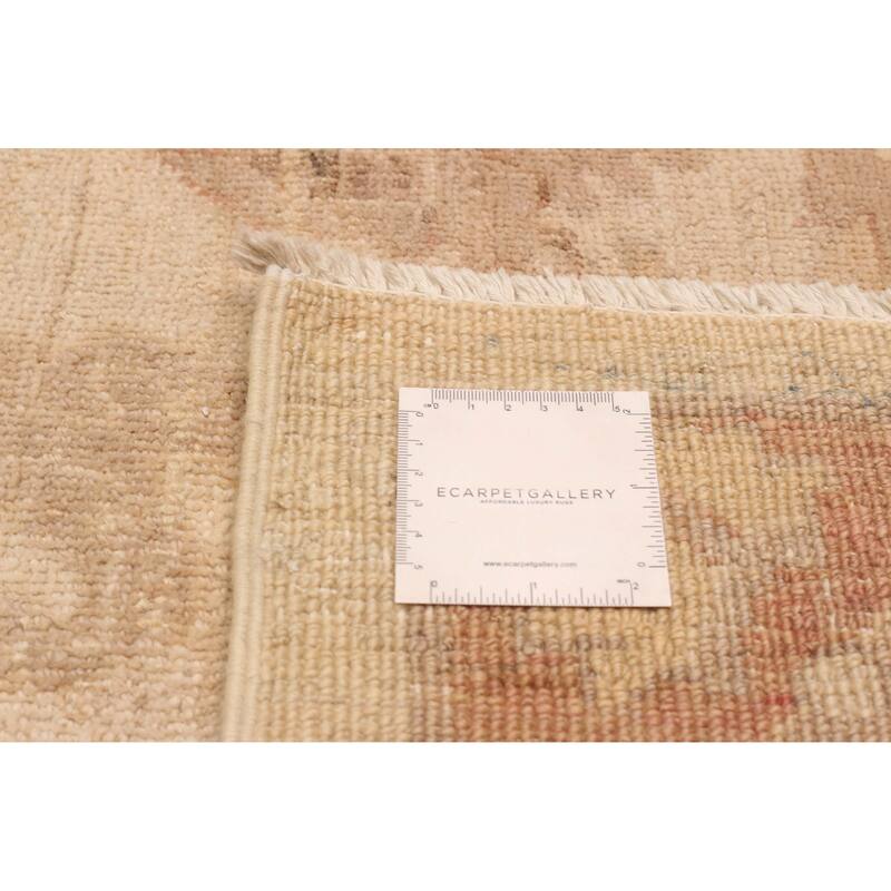 ECARPETGALLERY Hand-knotted Chobi Finest Ivory Wool Rug - 7'10 x 9'6