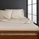 preview thumbnail 6 of 21, BedVoyage Melange viscose from Bamboo Bed Sheets Brown - King