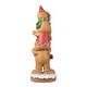 preview thumbnail 12 of 18, Glitzhome 29"H Christmas Stacked Gingerbread Man Porch Decor - 29"