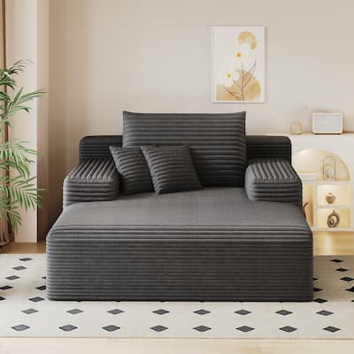 Oversized Upholstered Sofa Bed