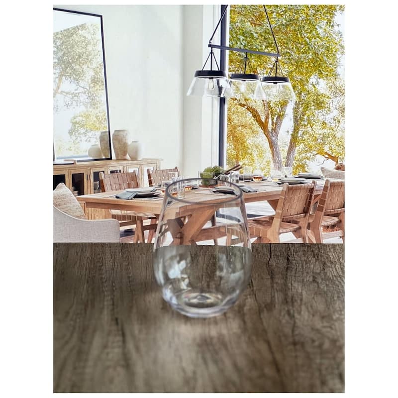 Oval Halo Tritan Glasses Drinking Set of 4