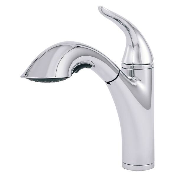Shop Danze D455121 Pullout Spray Kitchen Faucet From The Antioch Collection Overstock 16689344