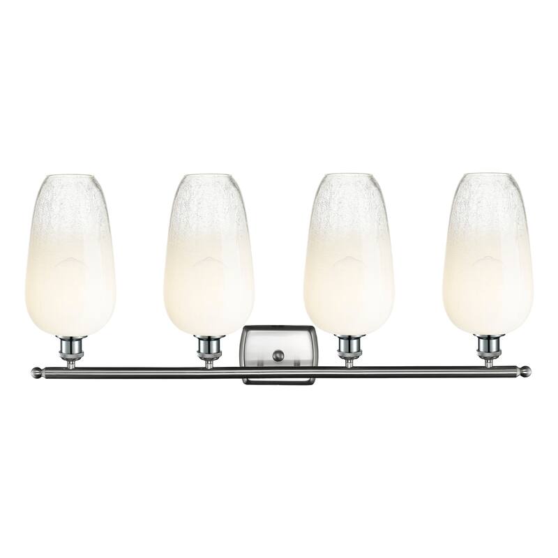 Innovations Lighting Endless Possibilities Ballston - Brookhaven Flute - 4 Light 37" Bath Vanity Light
