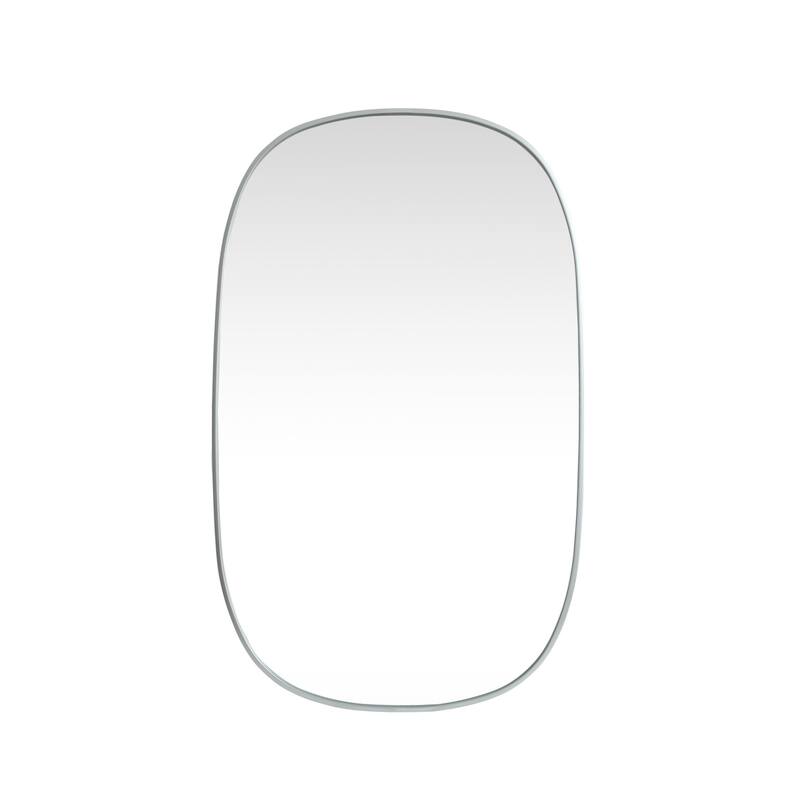 Elegant Lighting MR2B3048 Brynn 30" W x 48" H Oval Framed Bathroom - Silver