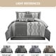 preview thumbnail 43 of 81, Nanshing Daniella 7-Piece Modern Geometric Comforter Set