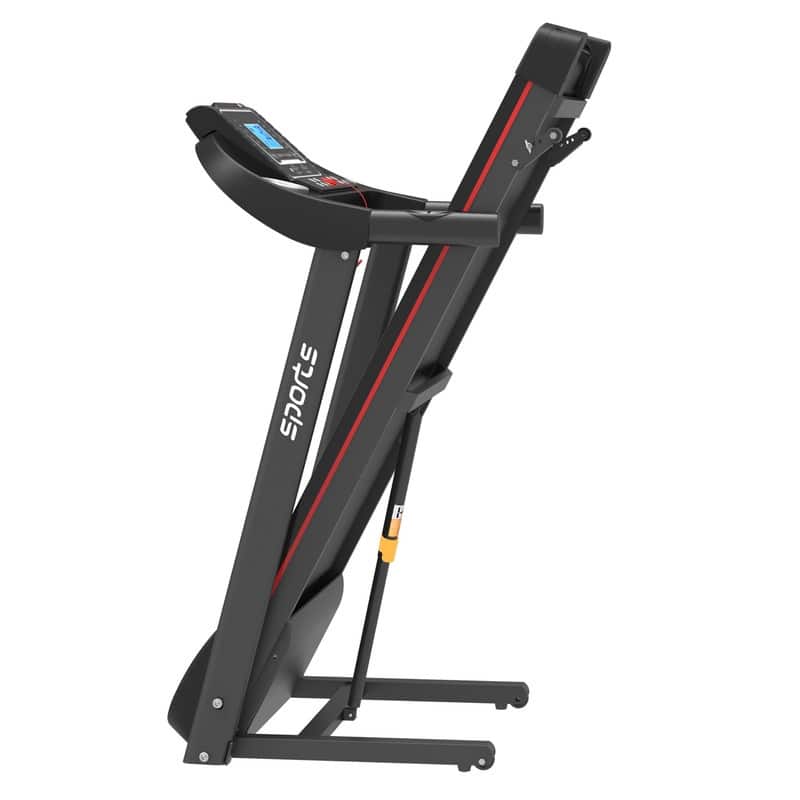 Home Foldable Treadmill with Incline,5" LCD Screen 250 LB Capacity,MP3