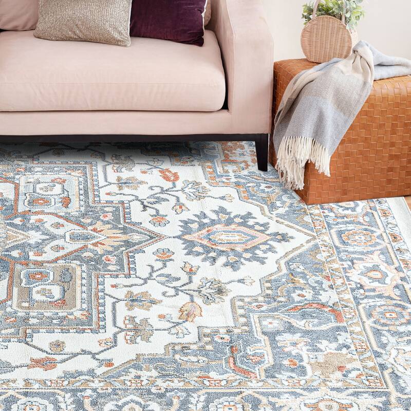 Allegra Oriental Medallion Indoor Area Rug