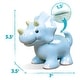 preview thumbnail 3 of 4, Hapinest Ceramic Dinosaur Piggy Bank for Boys, Triceratops, 7x5.5x3.5 Inches - Triceratops