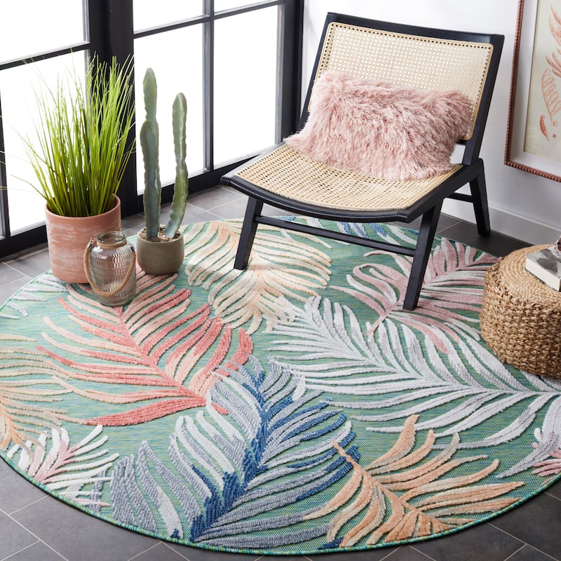 SAFAVIEH Cabana Tawnee Indoor/ Outdoor Waterproof Transitional Rug