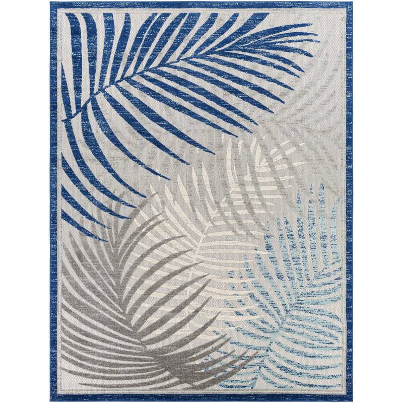 Livabliss Big Sur Casual Floral & Botanical Indoor/Outdoor Area Rug