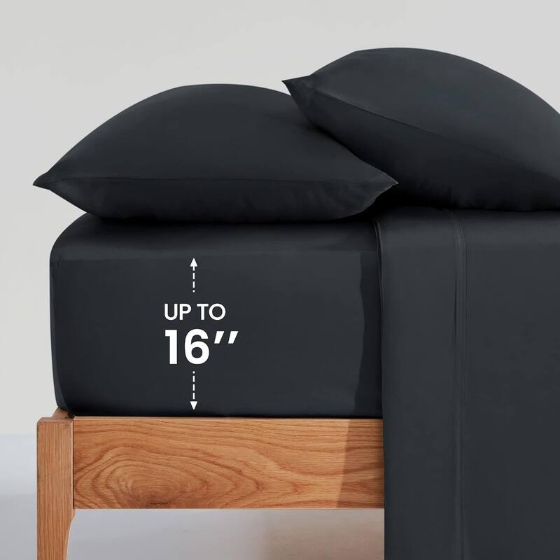 SLEEP ZONE Luxury Cooling Sheets Set On Sale Bed Bath & Beyond