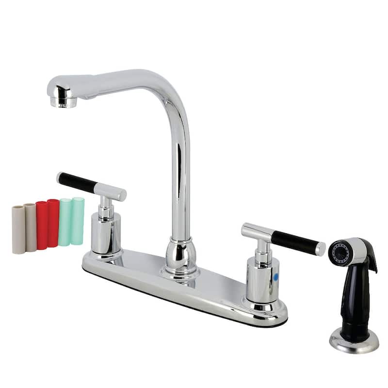 Kingston Brass FB75.CKL Kaiser 1.8 GPM Standard Kitchen Faucet - Polished Chrome - Polished Chrome